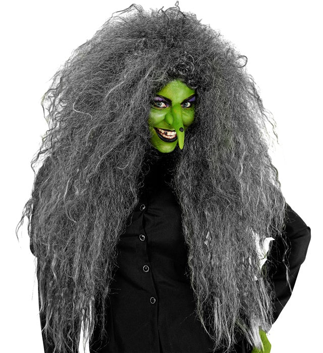 Grey Oversized Frise' Wig In Box