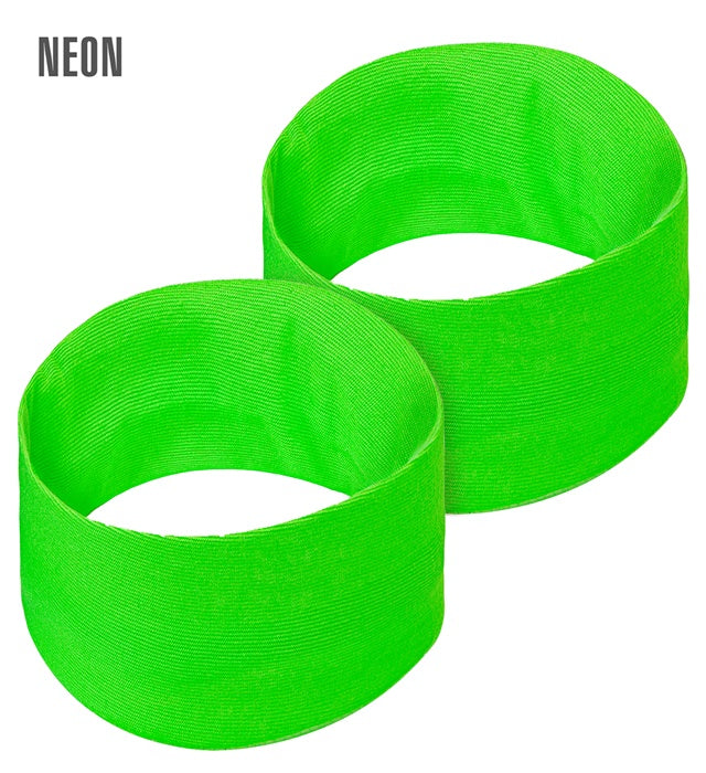Pair Of Neon Green Wristbands