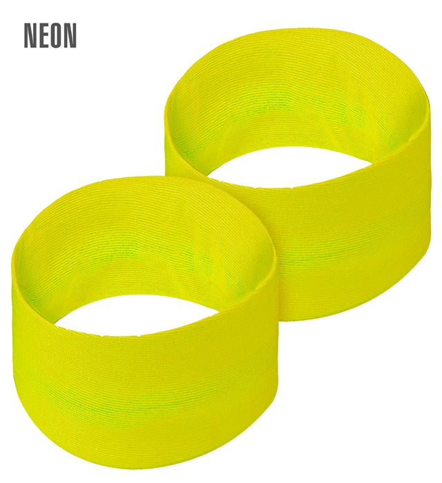 Pair Of Neon Yellow Wristbands