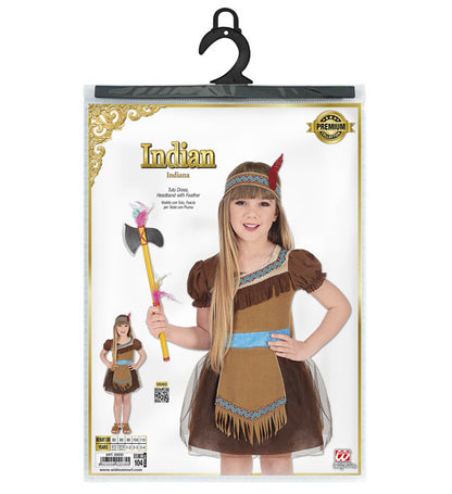 Indian  Tutu Dress, Headband With Feather 