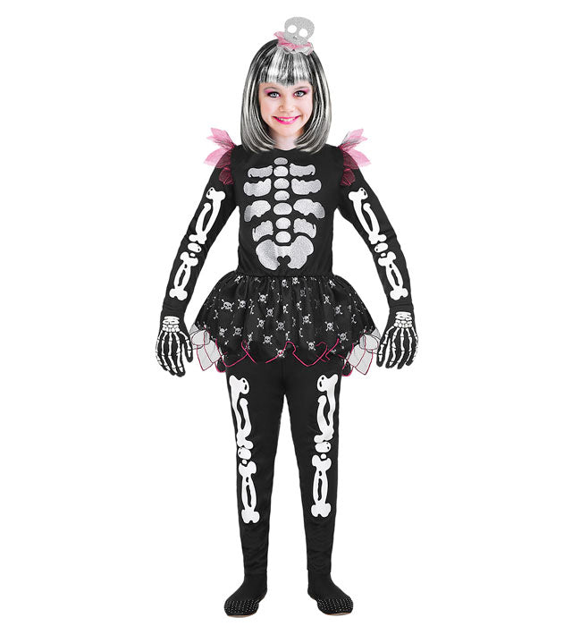 Skeleton  Shirt With Tutu, Pants, Headpiece 