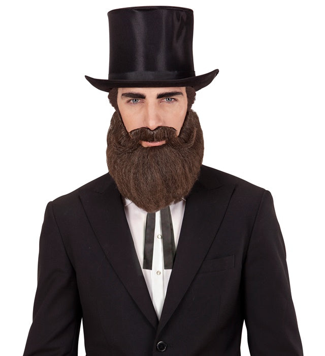 Brown Beard & Moustache