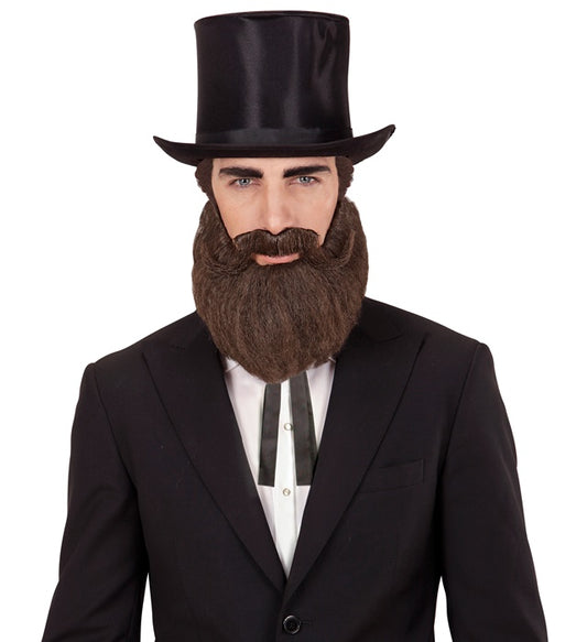 Brown Beard & Moustache