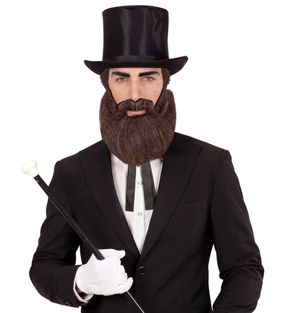 Brown Beard & Moustache