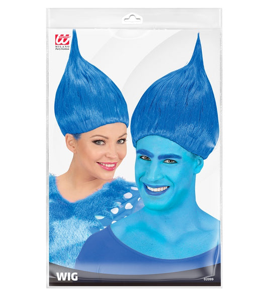 Blue Trolly Wig