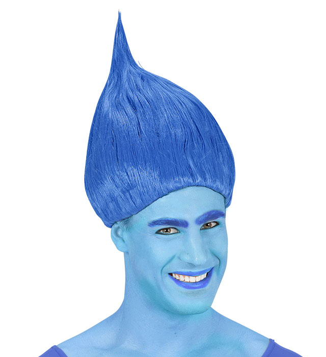 Blue Trolly Wig