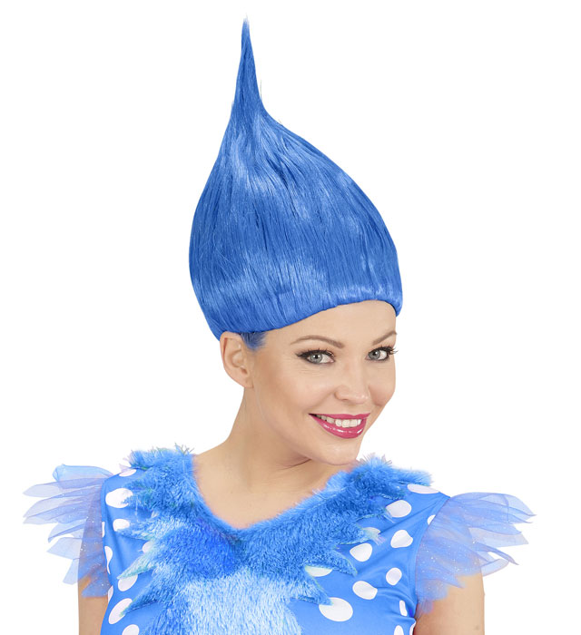 Blue Trolly Wig