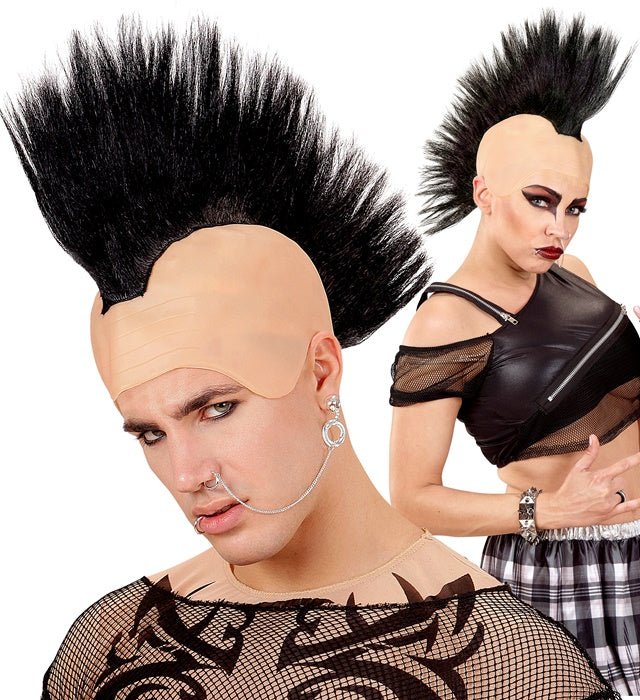 Black Crest Punk Headpiece In Polybag