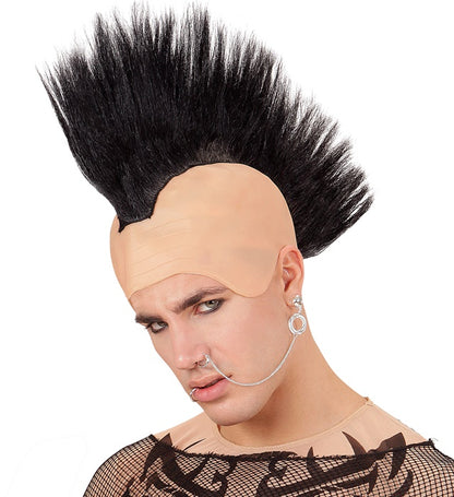 Black Crest Punk Headpiece In Polybag