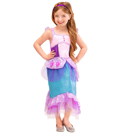 Mermaid  Dress, Headband With Starfish 