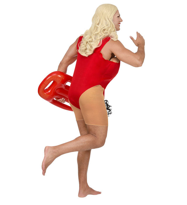 Brazilian Lifeguard  Hairy Costume With Oversized Boobs 