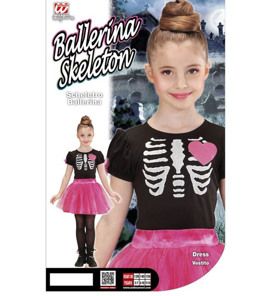 Ballerina Skeleton  Dress With Tutu 