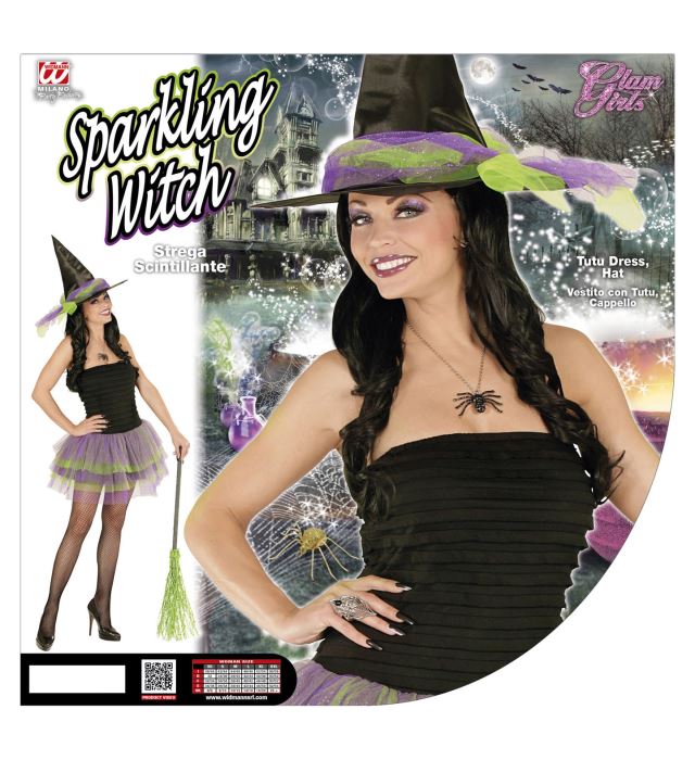 Sparkling Witch  Tutu Dress, Hat 
