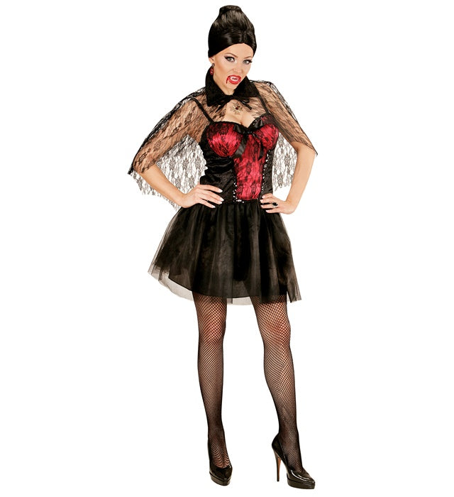 Vampiress  Dress With Capelet 