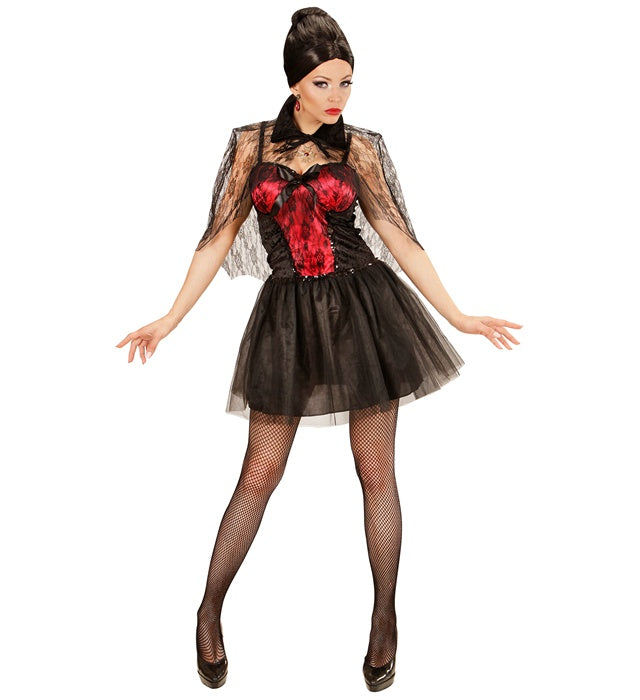 Vampiress  Dress With Capelet 