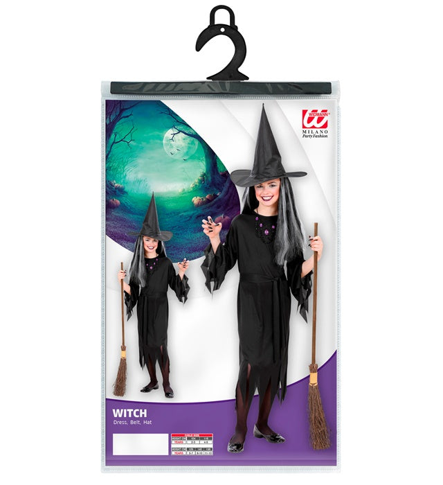 Witch  Dress, Belt, Hat 