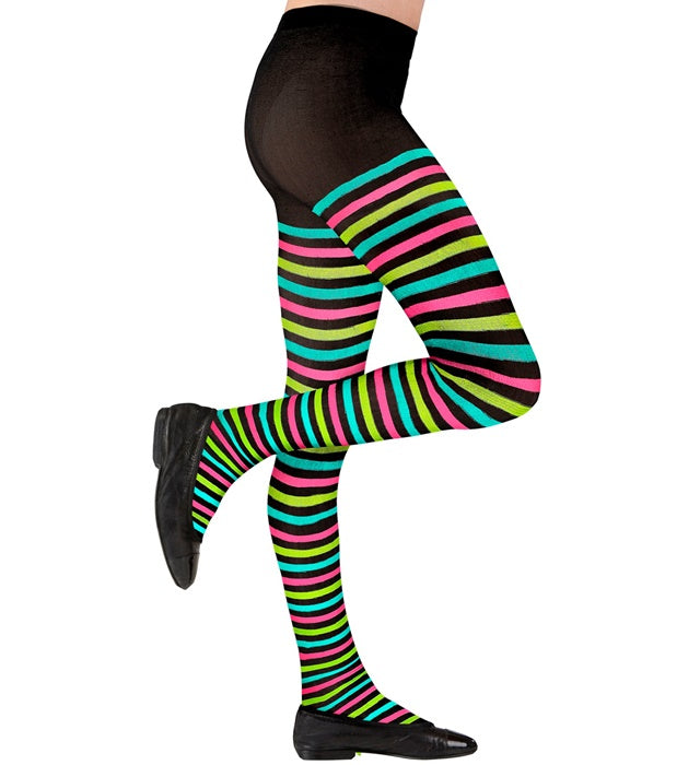 Multicolor Striped Pantyhose
