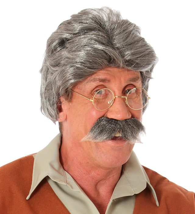 Geppetto Wig & Moustache In Box