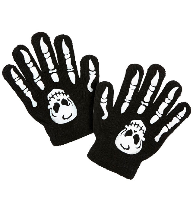 Bones Gloves With Skullchild Size - In Wool