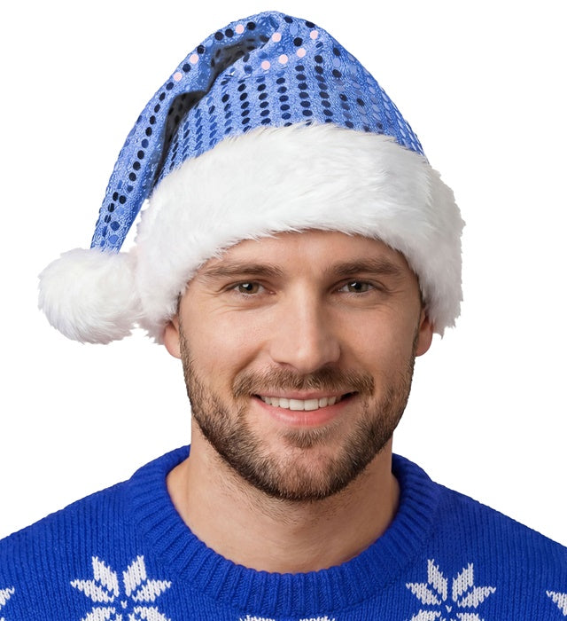 Sequin Santa Claus Hat