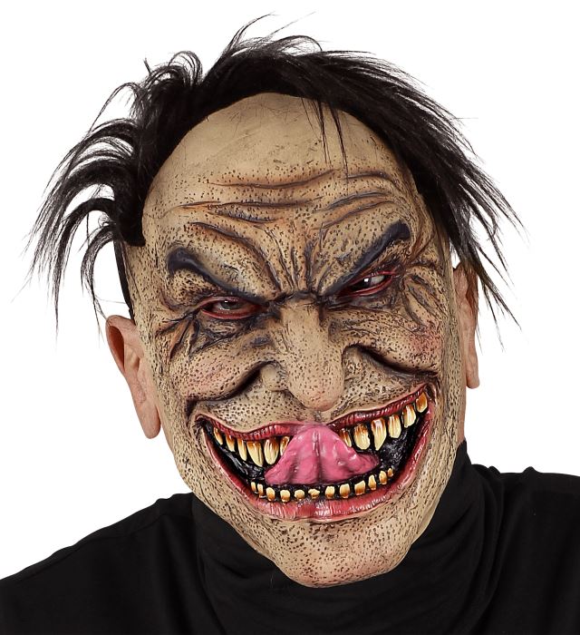 Stranger Half Face Mask With Hair