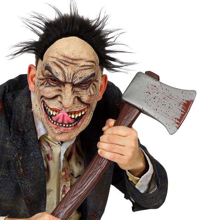 Stranger Half Face Mask With Hair