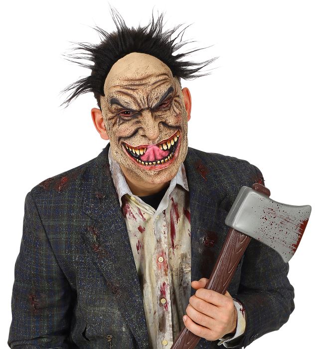 Stranger Half Face Mask With Hair