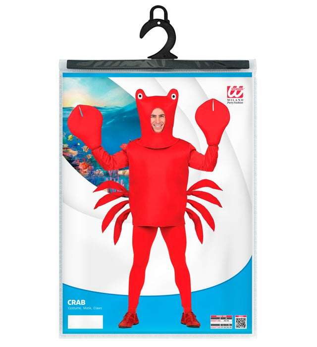 Crab  Costume, Mask, Claws 