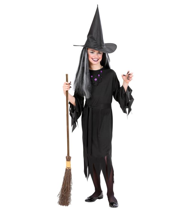 Witch  Dress, Belt, Hat 