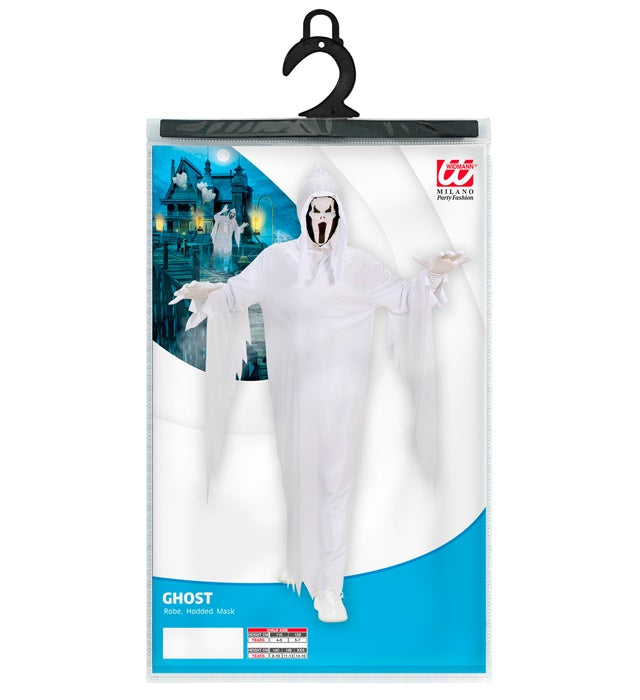 Ghost  Robe, Hooded Mask 