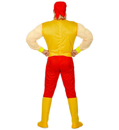 Wrestling Champ  Muscle Overalls, Belt, Boot Covers, Bandana 