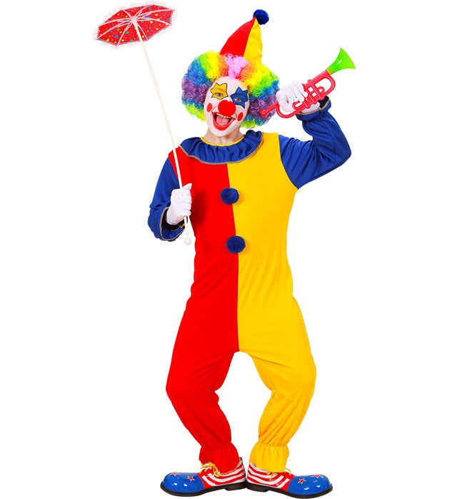 Clown  Jumpsuit, Hat 