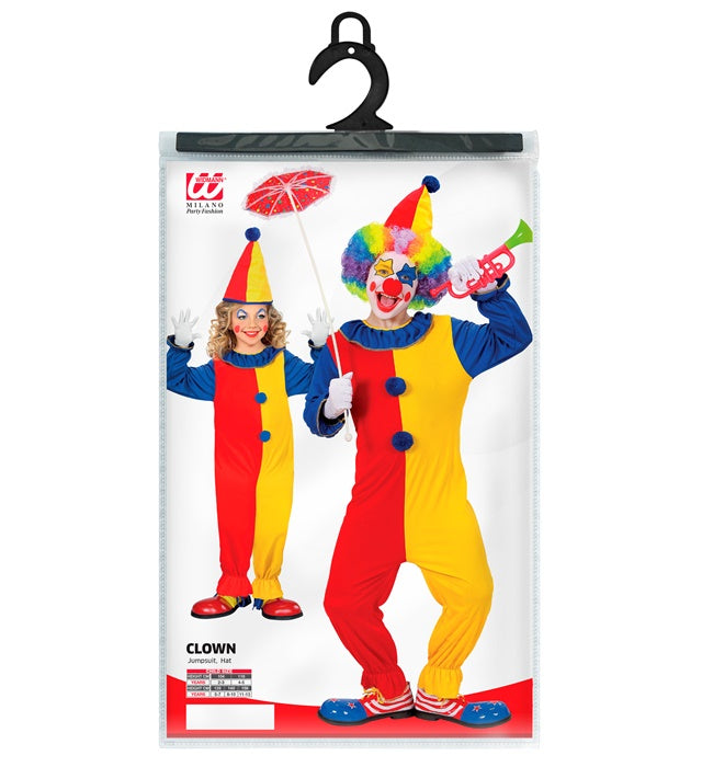 Clown  Jumpsuit, Hat 