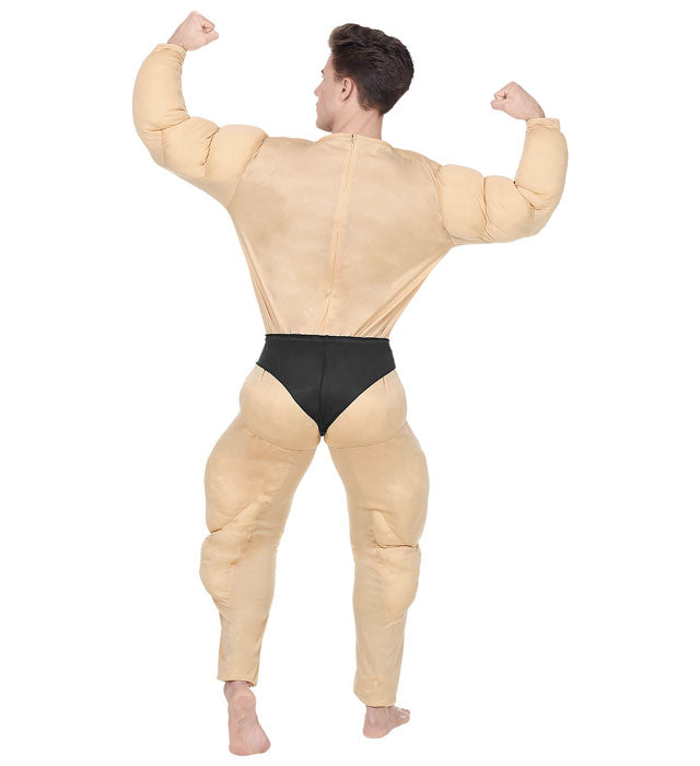 Bodybuilder  Muscle Overalls With Slip 