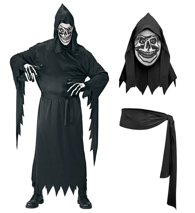 Grim Reaper  Robe, Belt, Hooded Mask 