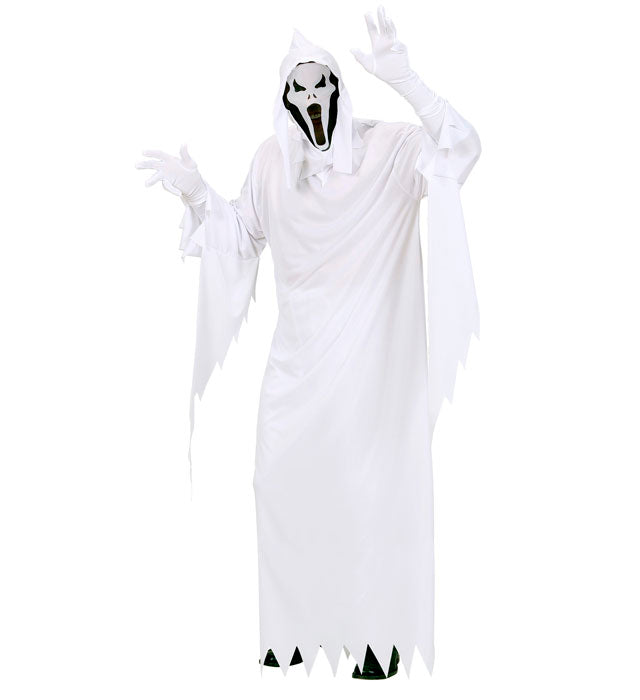 Ghost  Robe, Hooded Mask 
