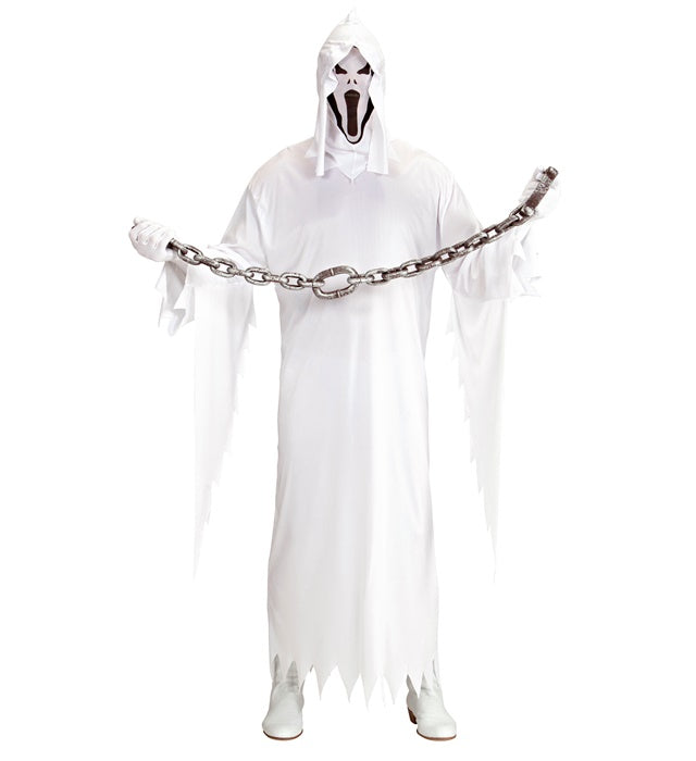 Ghost  Robe, Hooded Mask 