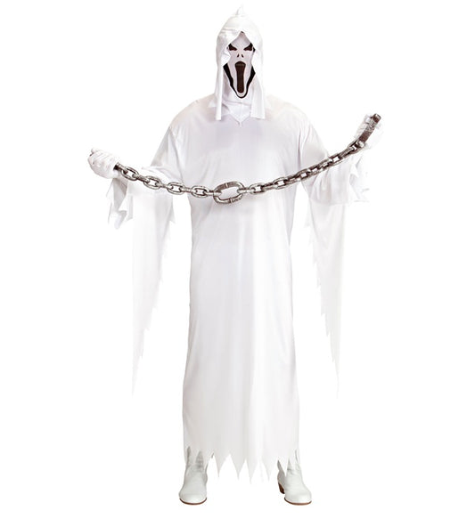 Ghost  Robe, Hooded Mask 