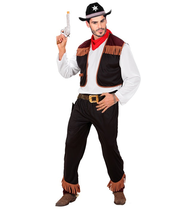 Cowboy  Shirt With Vest, Pants, Bandana 