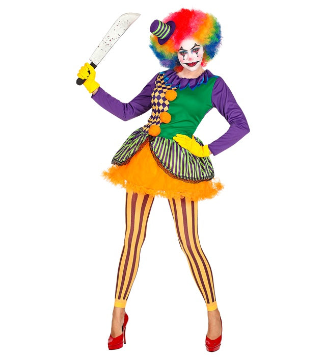 Evil Joker  Tutu Dress, Leggings, Mini Hat 