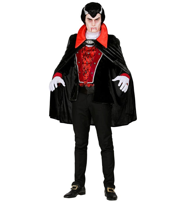 Victorian Vampire  Jacket With Vest, Jabot, Cape 