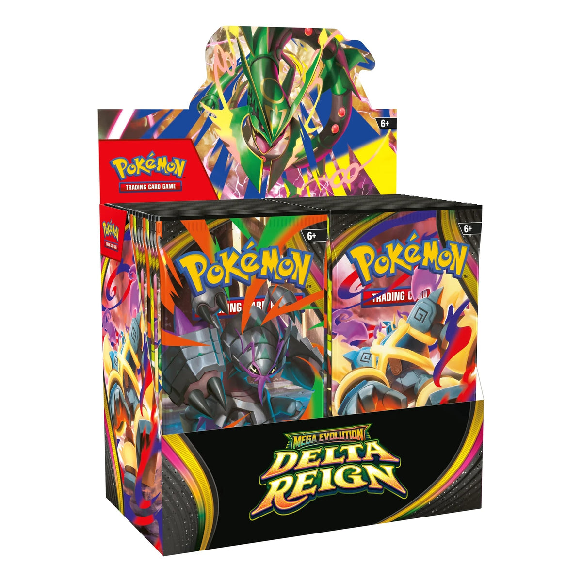Pokemon TCG Mega Evolution Delta Reign Booster Box 36 Packs Left Side