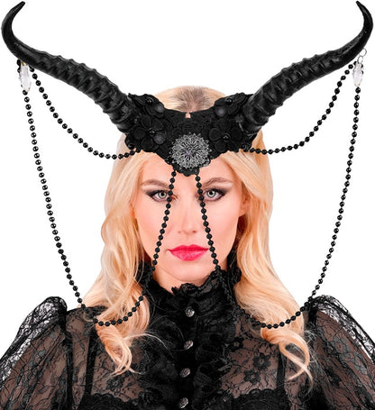 Headpiece Horns Black