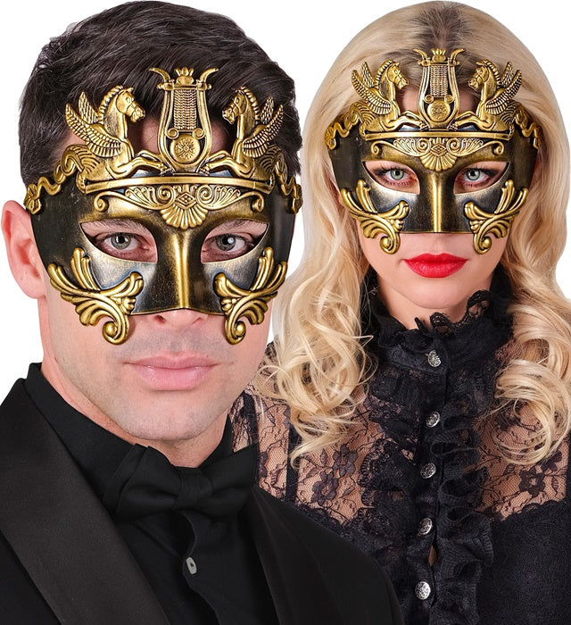 Eyemask Greek Roman Gold
