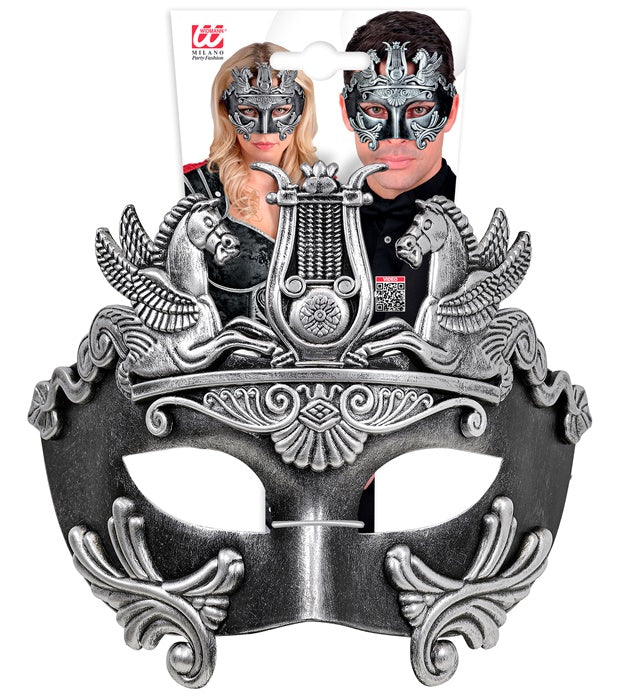 Eyemask Greek Roman Silver