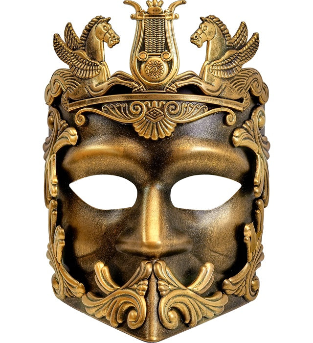 Mask Greek Roman Gold