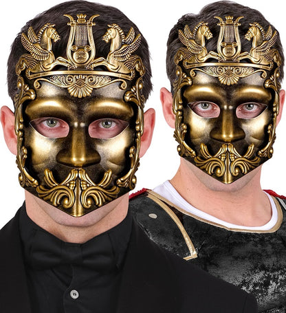 Mask Greek Roman Gold