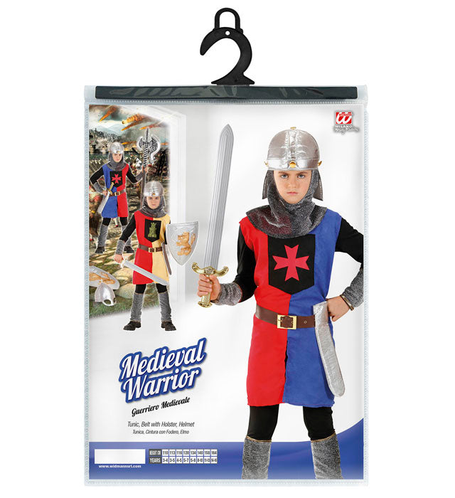 Medieval Warrior 2 Colors Ass. - Coat, Belt With Holster, Helmet 