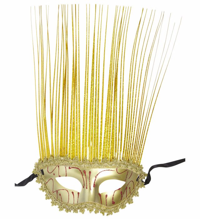 Gold Mask With Holographic Crest