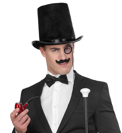 Maxi Top Hat Black Felt 20 Cm